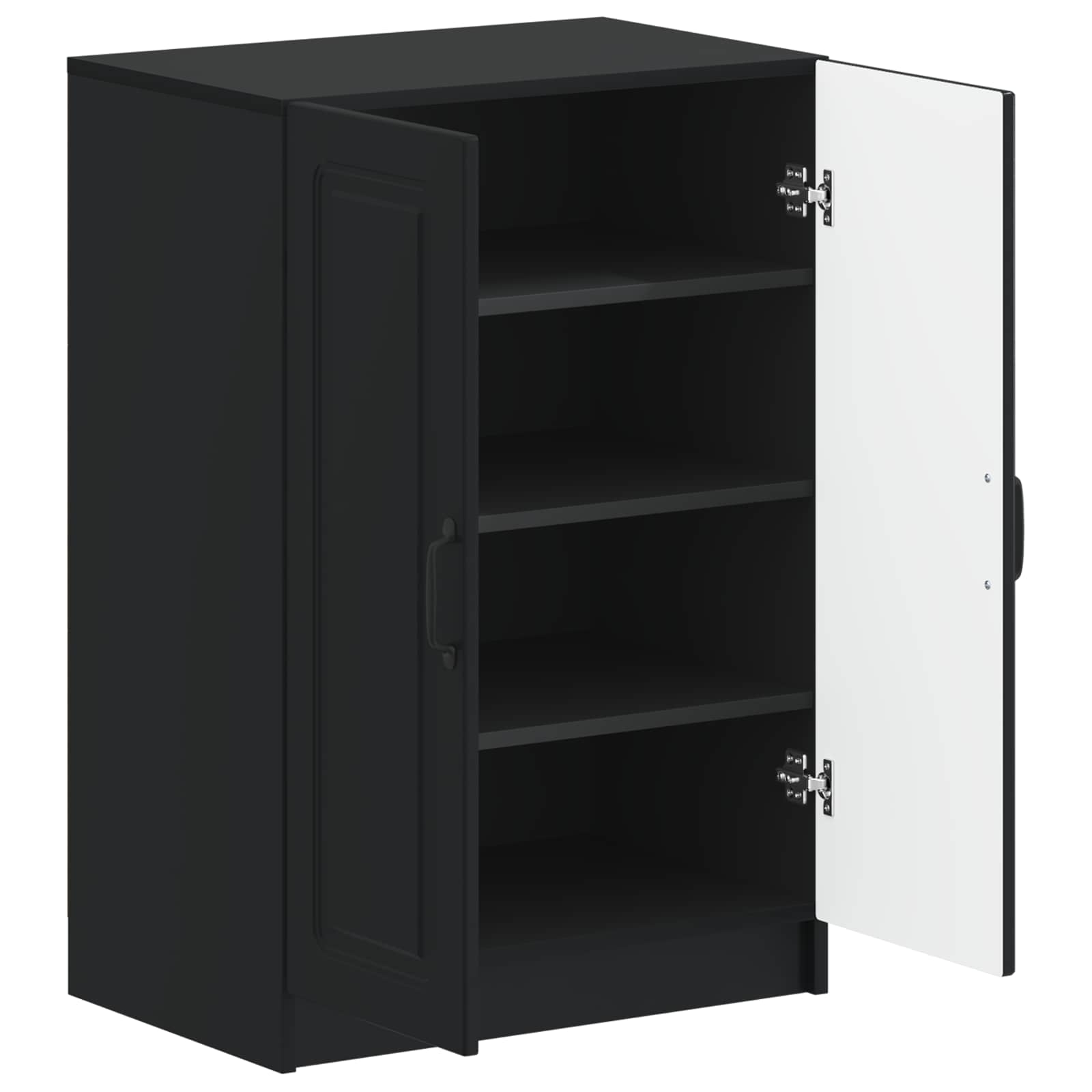 Ντουλάπα Παπουτσιών UTRECHT 59,5 x 39,5 x 87 εκ Μαύρο - Pakobazaar