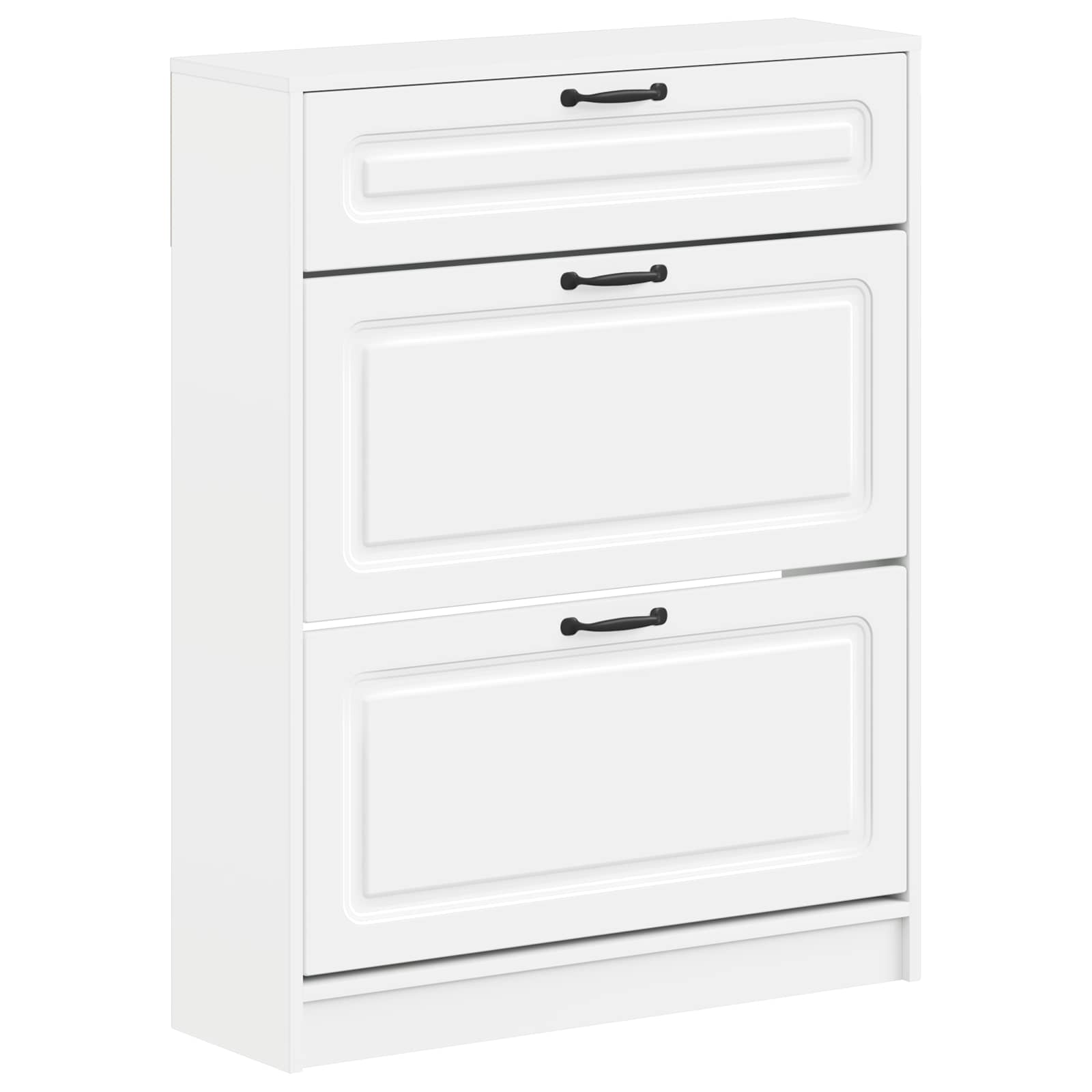 Ντουλάπα Παπουτσιών UTRECHT 78 x 24 x 100 εκ. Λευκό - Pakobazaar