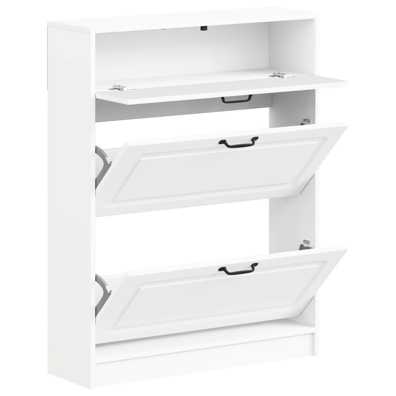 Ντουλάπα Παπουτσιών UTRECHT 78 x 24 x 100 εκ. Λευκό - Pakobazaar