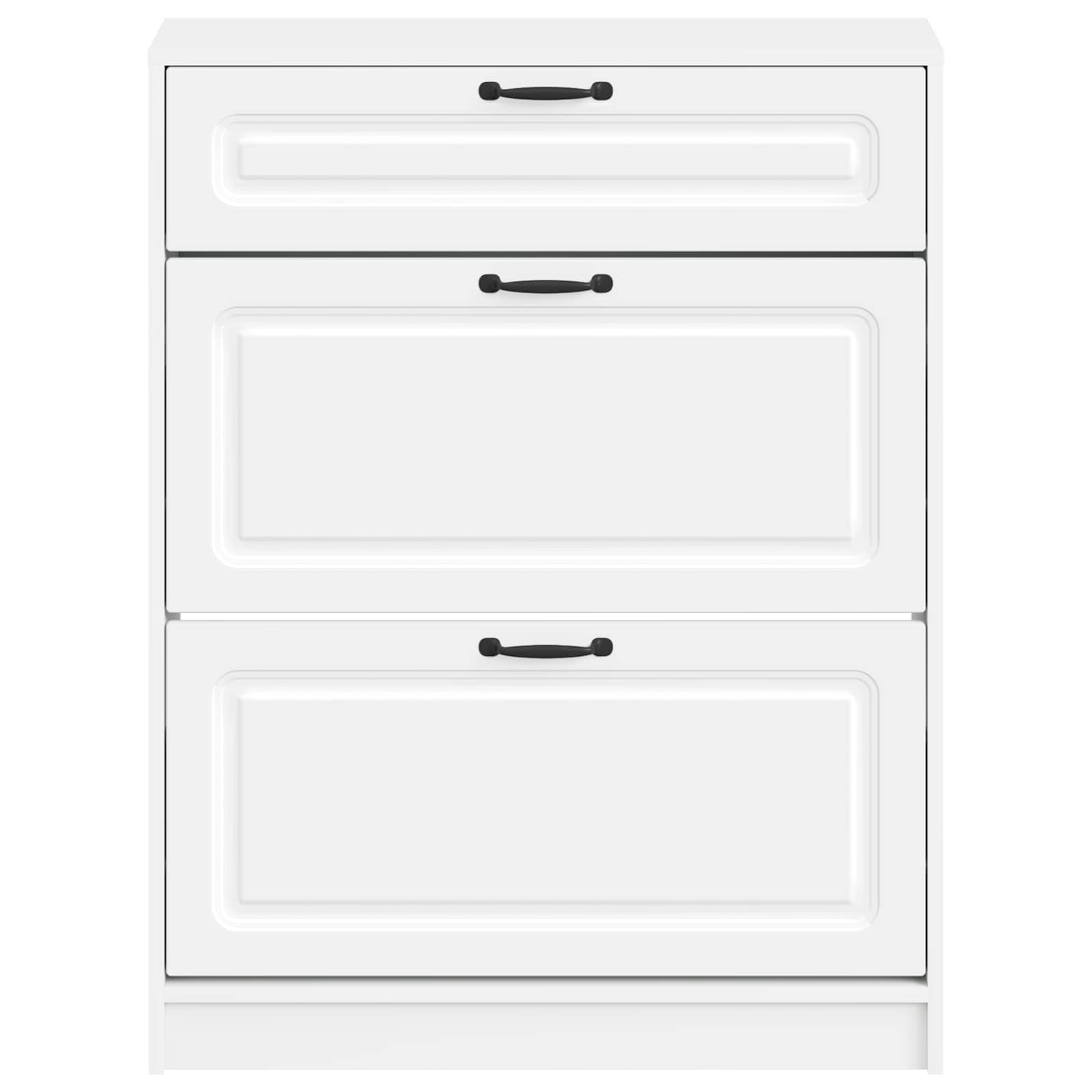 Ντουλάπα Παπουτσιών UTRECHT 78 x 24 x 100 εκ. Λευκό - Pakobazaar