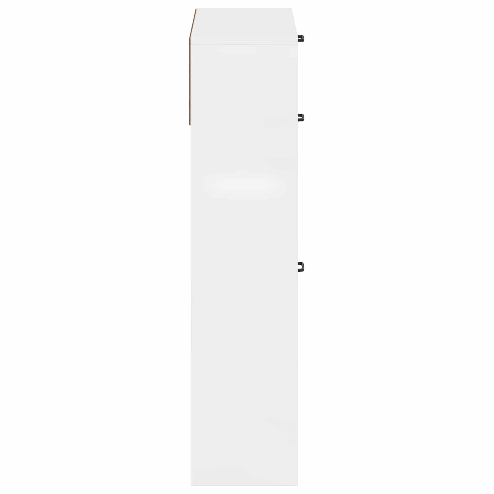 Ντουλάπα Παπουτσιών UTRECHT 78 x 24 x 100 εκ. Γυαλιστερό Λευκό - Pakobazaar