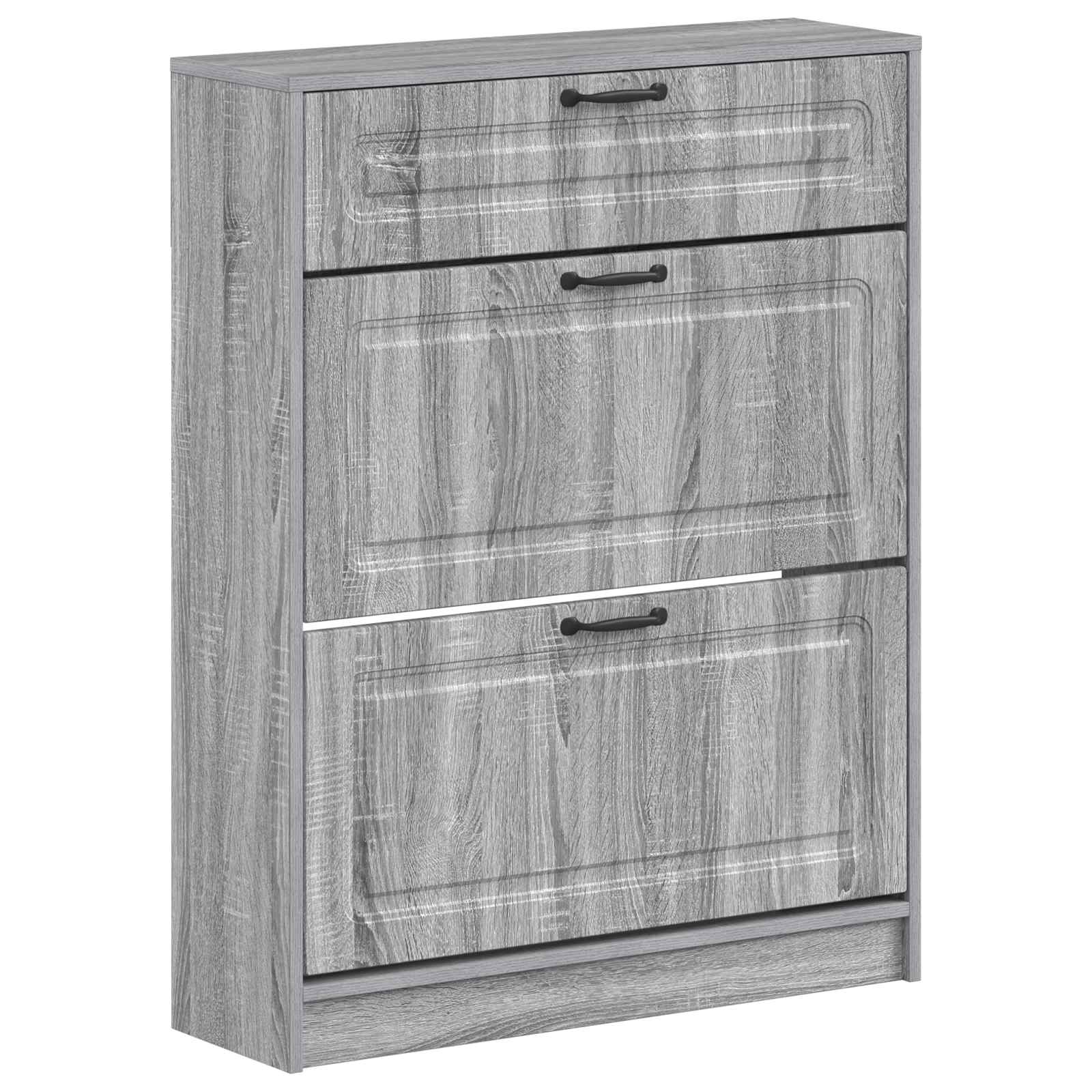 Ντουλάπα Παπουτσιών UTRECHT 78 x 24 x 100 εκ. Γκρι Sonoma - Pakobazaar
