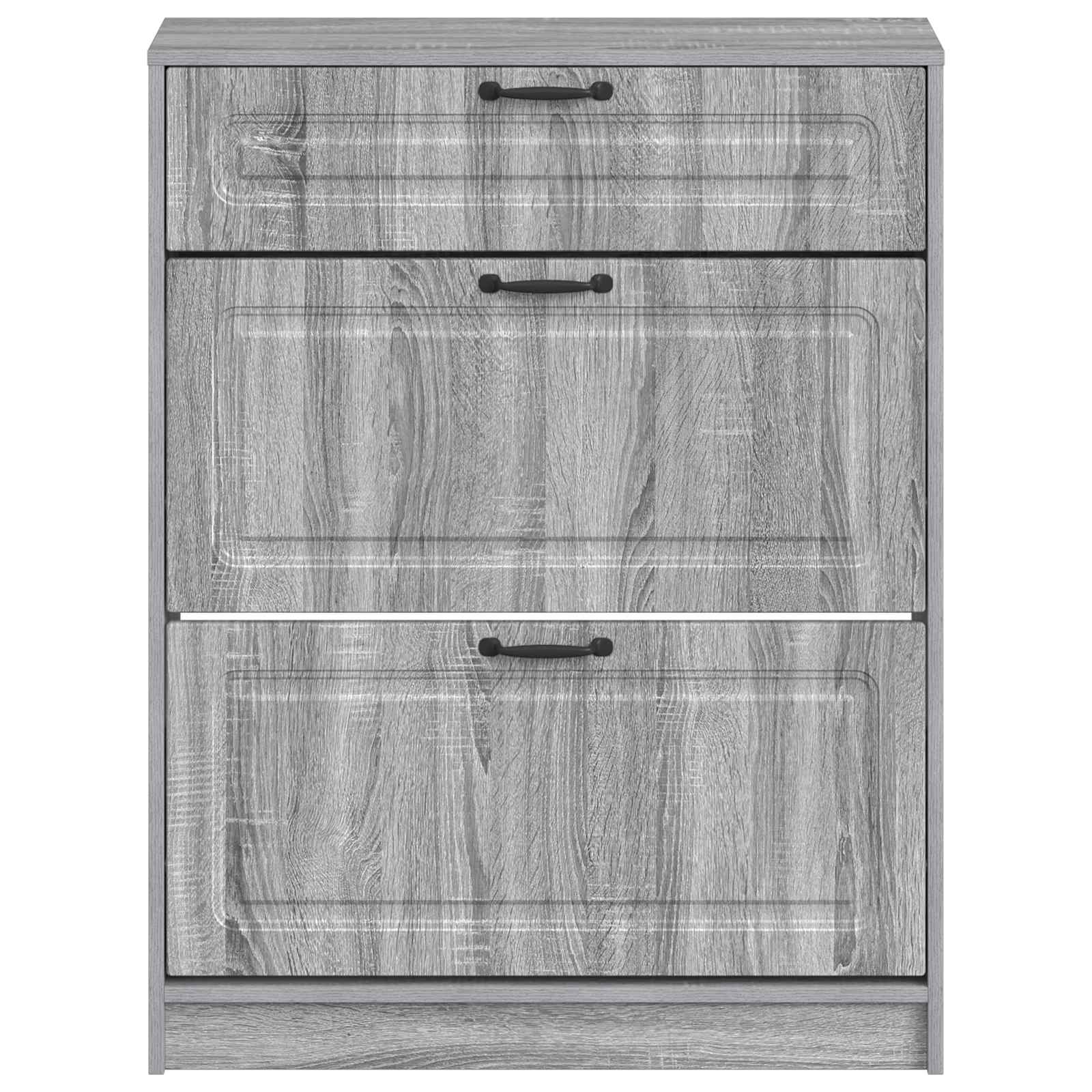 Ντουλάπα Παπουτσιών UTRECHT 78 x 24 x 100 εκ. Γκρι Sonoma - Pakobazaar