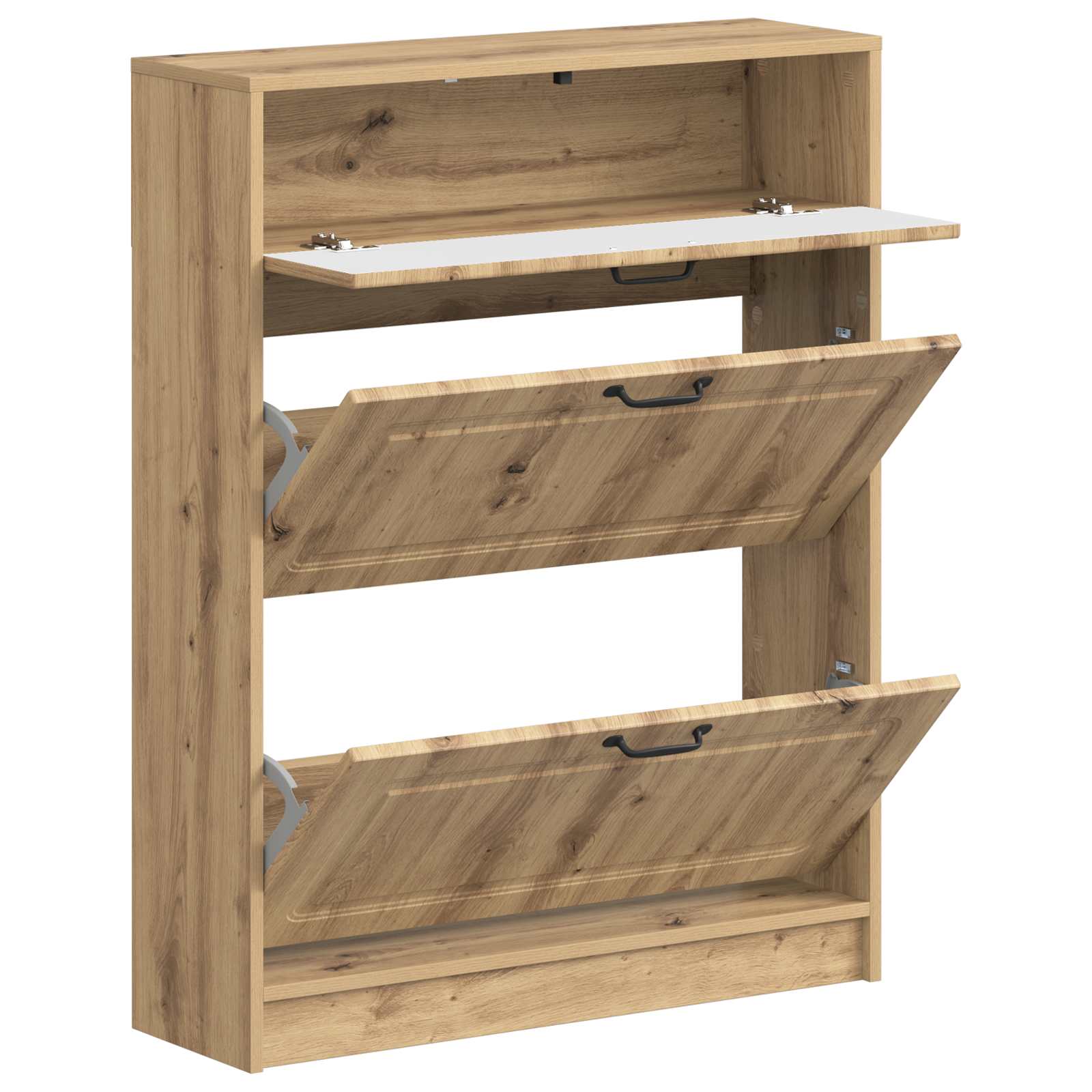 Ντουλάπα Παπουτσιών UTRECHT 78 x 24 x 100 εκ. Artisan Δρυς - Pakobazaar