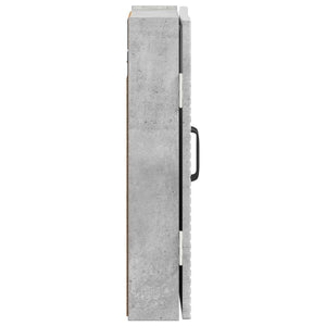 Ντουλάπα Πινάκων Βελών UTRECHT Γκρι Σκυροδέματος - Pakobazaar