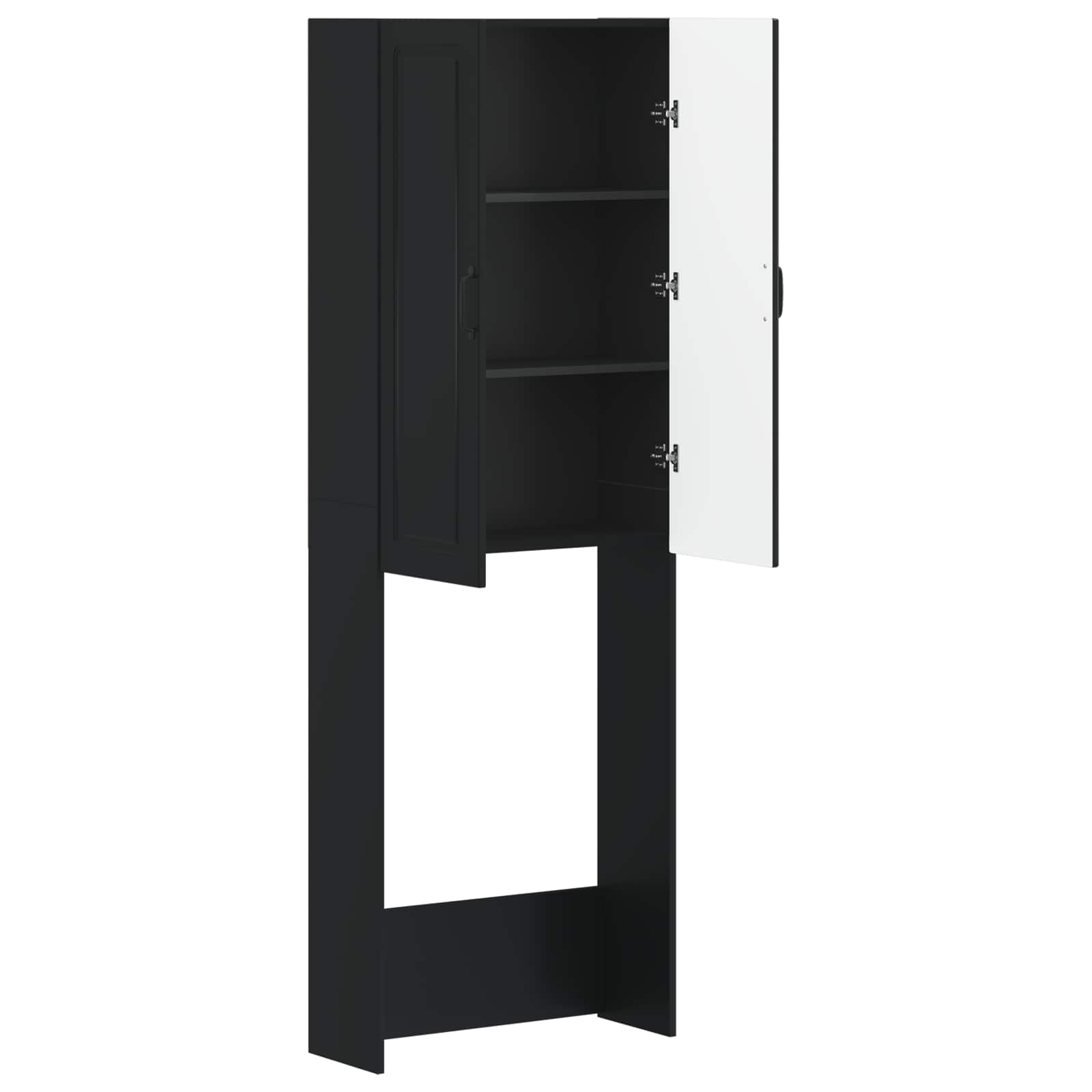 Ντουλάπα τουαλέτας UTRECHT Μαύρο 66 x 25,5 x 190 εκ. - Pakobazaar