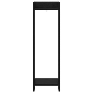 Βάση φυτών με ράφι Μαύρη Δρυς 30 x 30 x 100 εκ - Pakobazaar