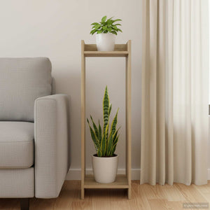 Βάση φυτών με ράφι Δρύς Sonoma 30 x 30 x 100 εκ - Pakobazaar