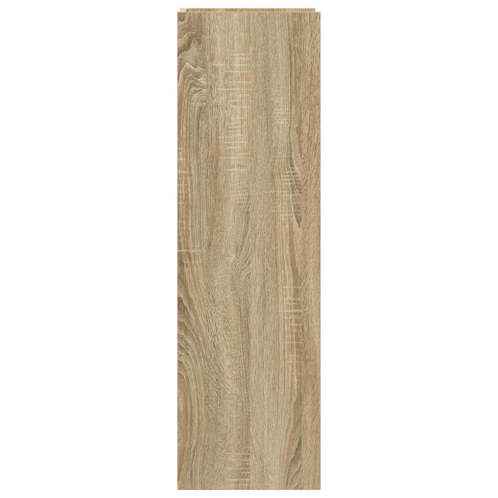 Βάση φυτών με ράφι Δρύς Sonoma 30 x 30 x 100 εκ - Pakobazaar