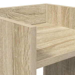 Βάση φυτών με ράφι 2 pcs Δρύς Sonoma 30 x 30 x 100 εκ - Pakobazaar