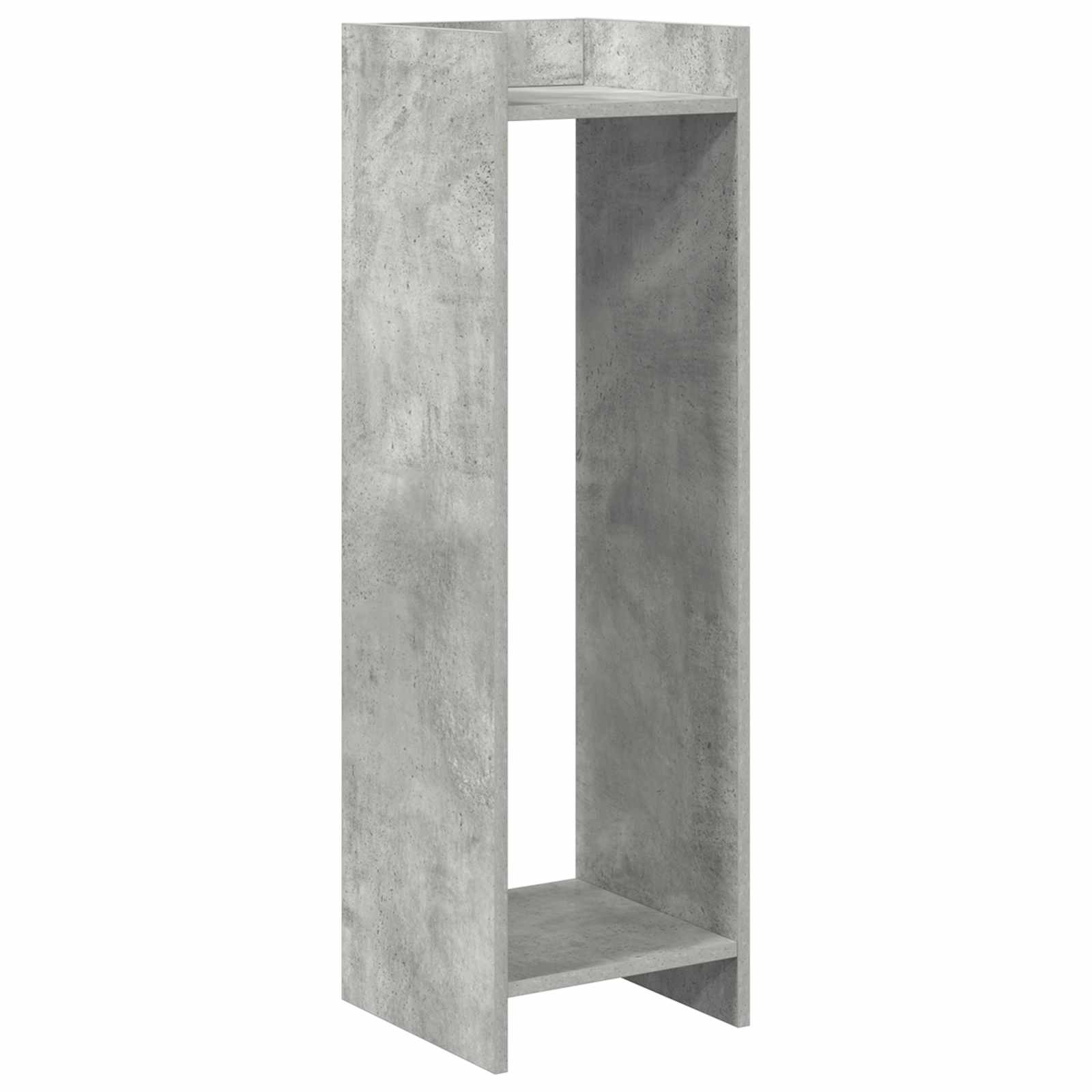 Βάση φυτών με ράφι Σκυρόχρωμο Γκρι 30 x 30 x 100 εκ - Pakobazaar