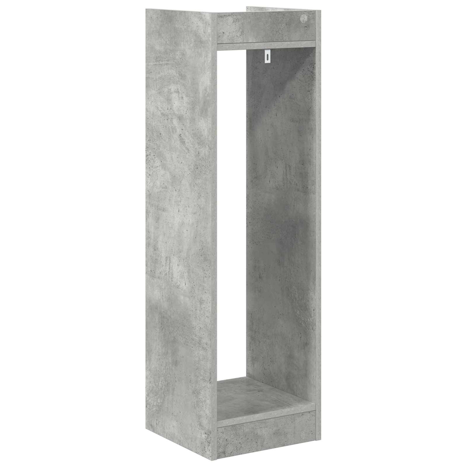 Βάση φυτών με ράφι 2 pcs Σκυρόχρωμο Γκρι 30 x 30 x 100 εκ - Pakobazaar