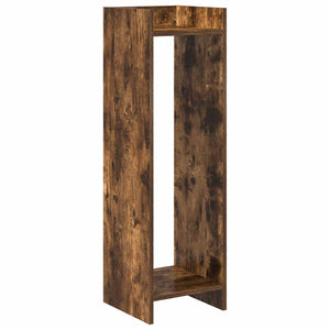 Βάση φυτών με ράφι 2 pcs Καπνιστή Δρυς 30 x 30 x 100 εκ - Pakobazaar
