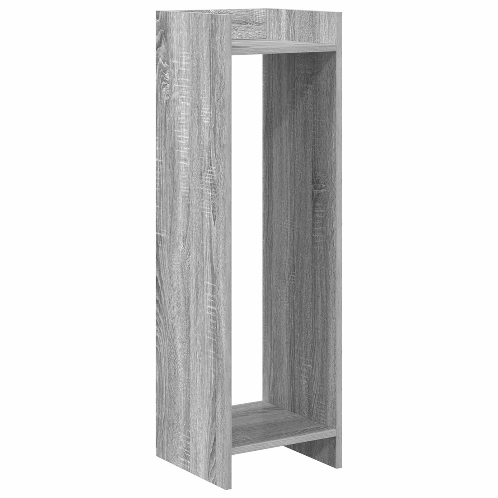 Βάση φυτών με ράφι Γκρι Σονομά 30 x 30 x 100 εκ - Pakobazaar