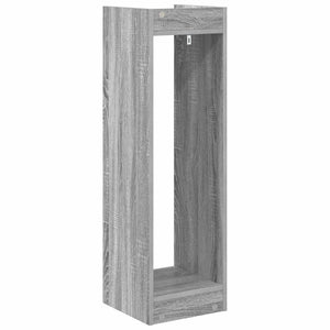 Βάση φυτών με ράφι Γκρι Σονομά 30 x 30 x 100 εκ - Pakobazaar