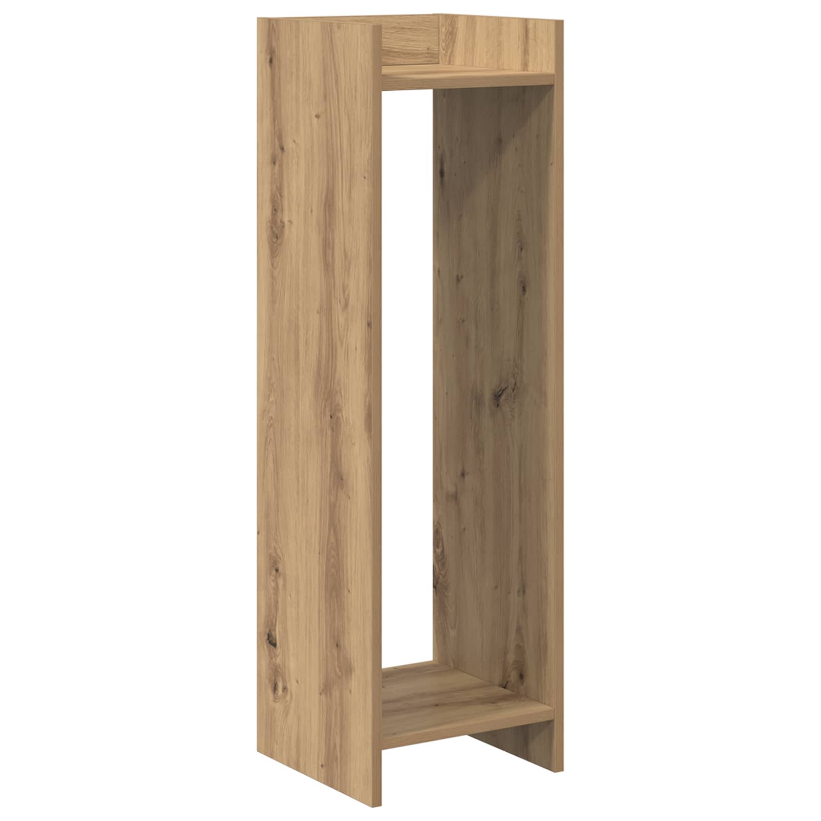 Βάση φυτών με ράφι Τεχνίτικη Δρυς 30 x 30 x 100 εκ - Pakobazaar