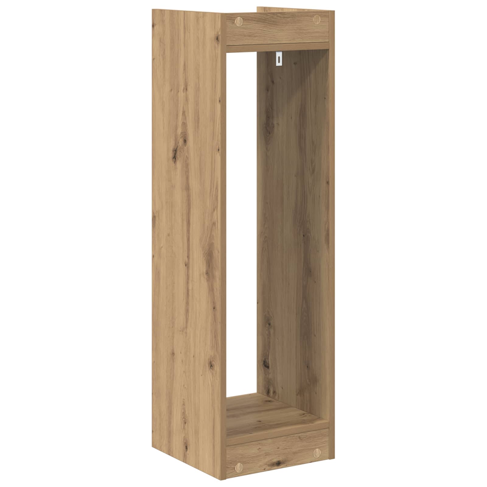 Βάση φυτών με ράφι Τεχνίτικη Δρυς 30 x 30 x 100 εκ - Pakobazaar