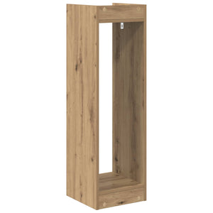 Βάση φυτών με ράφι Τεχνίτικη Δρυς 30 x 30 x 100 εκ - Pakobazaar