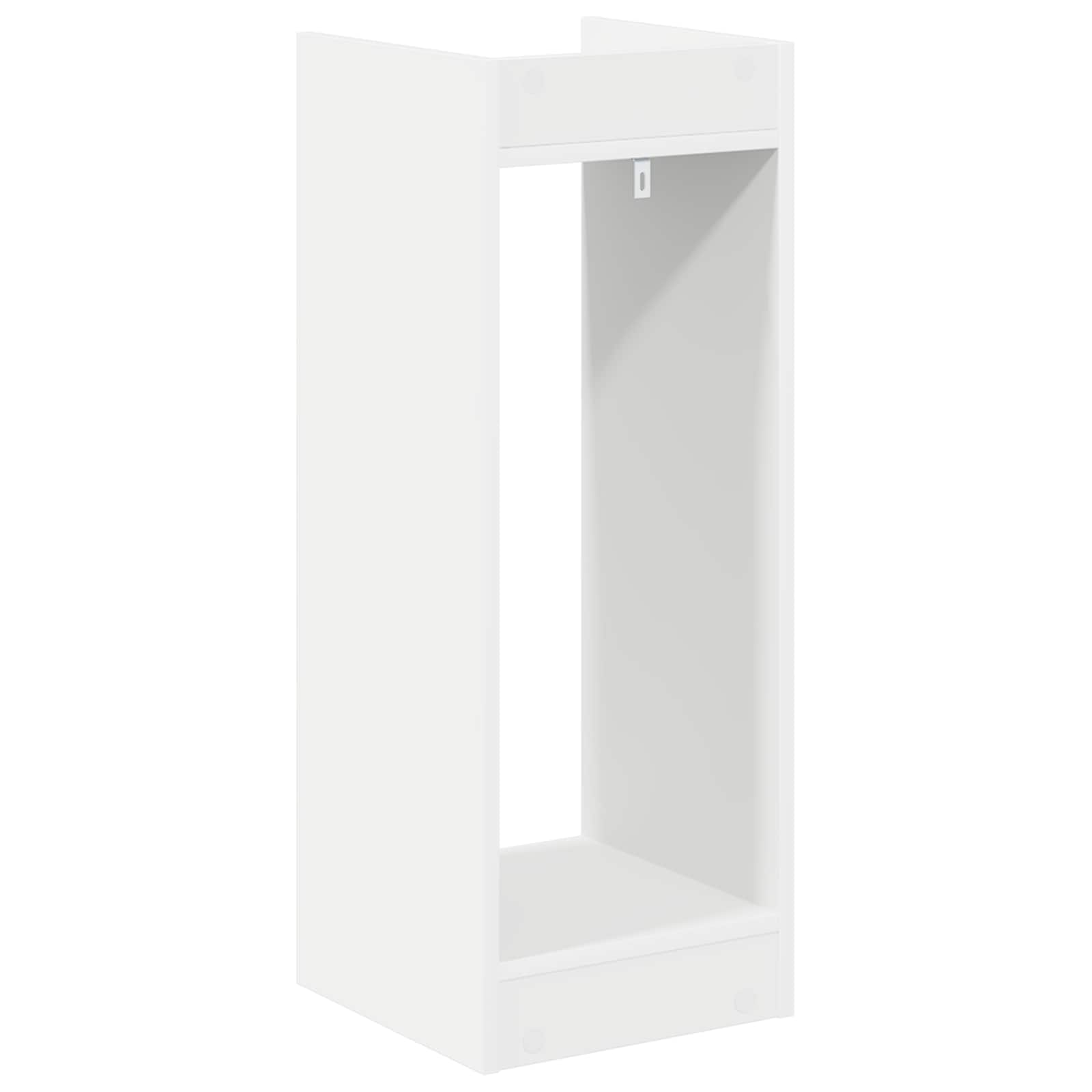 Βάση φυτών με ράφι 2 pcs Λευκός 30 x 30 x 80 cm - Pakobazaar