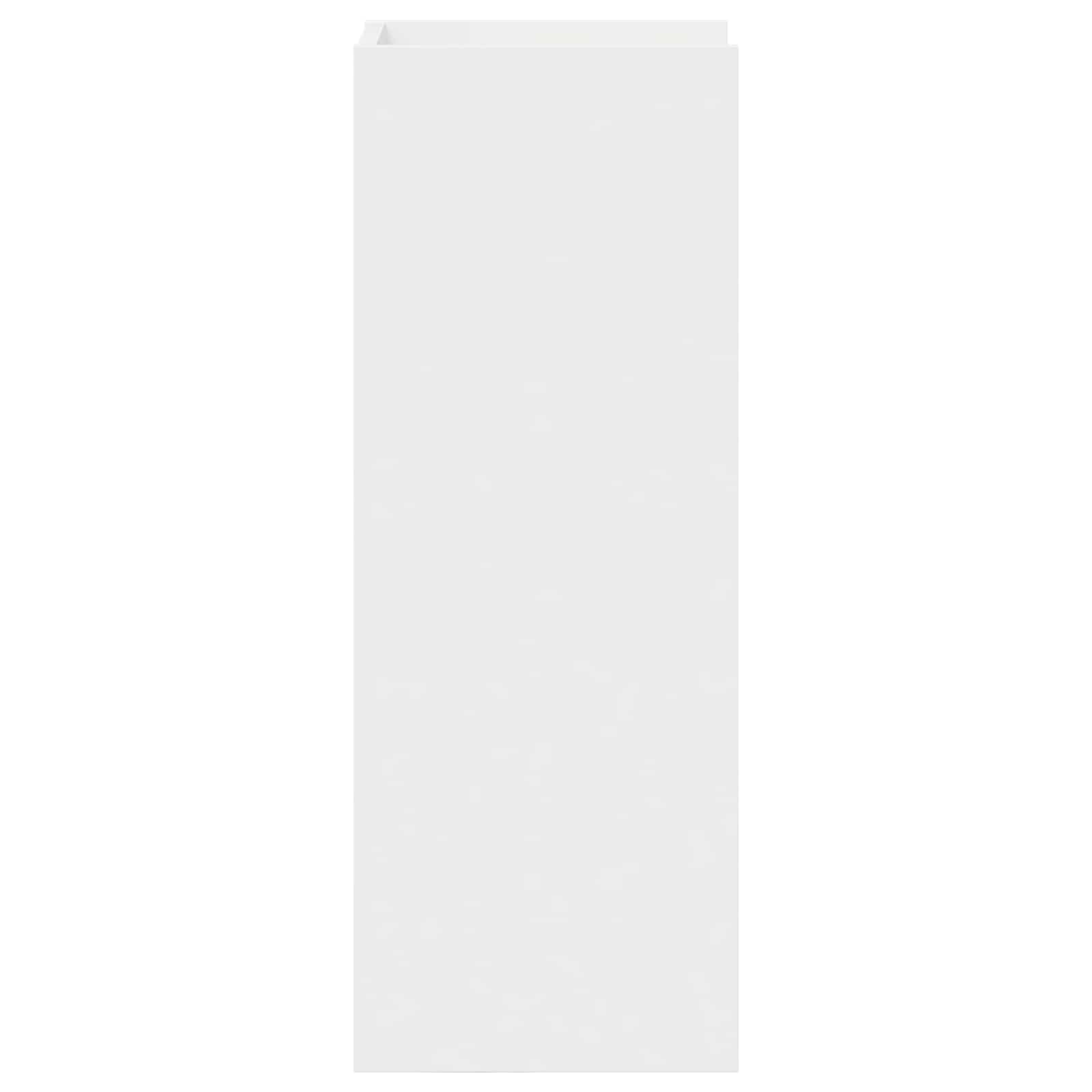 Βάση φυτών με ράφι 2 pcs Λευκός 30 x 30 x 80 cm - Pakobazaar