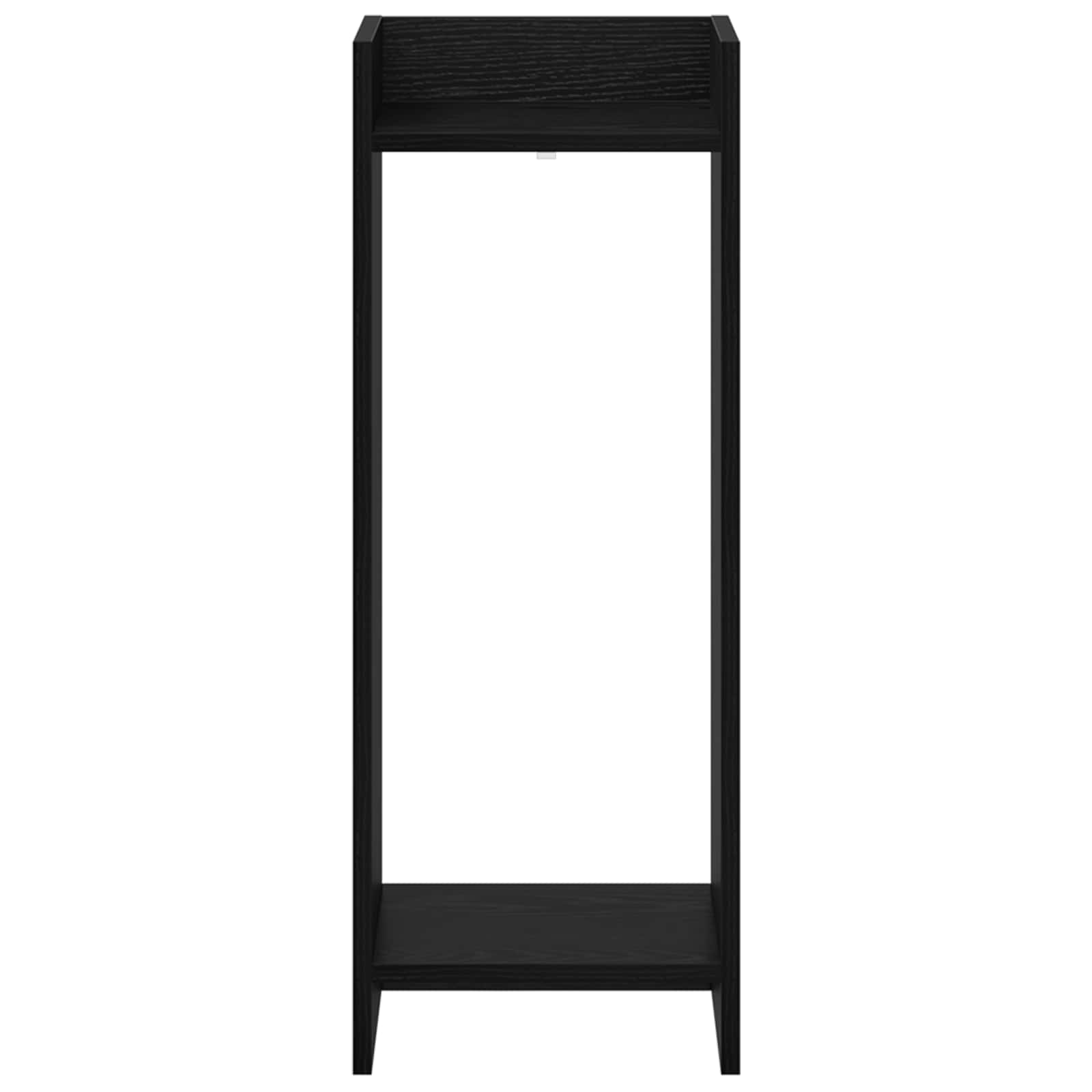 Βάση φυτών με ράφι Μαύρη Δρυς 30 x 30 x 80 cm - Pakobazaar
