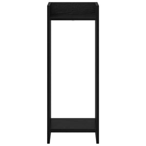 Βάση φυτών με ράφι 2 pcs Μαύρη Δρυς 30 x 30 x 80 cm - Pakobazaar