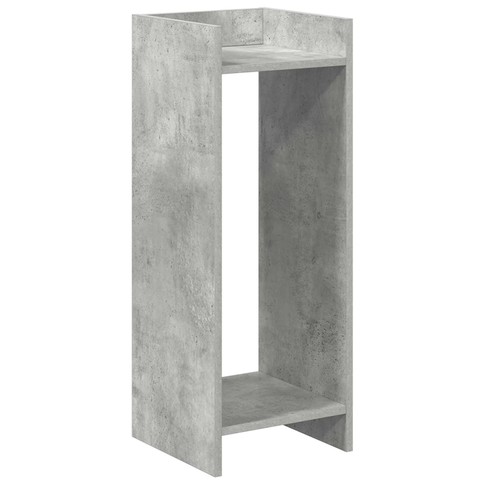 Βάση φυτών με ράφι Σκυρόχρωμο Γκρι 30 x 30 x 80 cm - Pakobazaar
