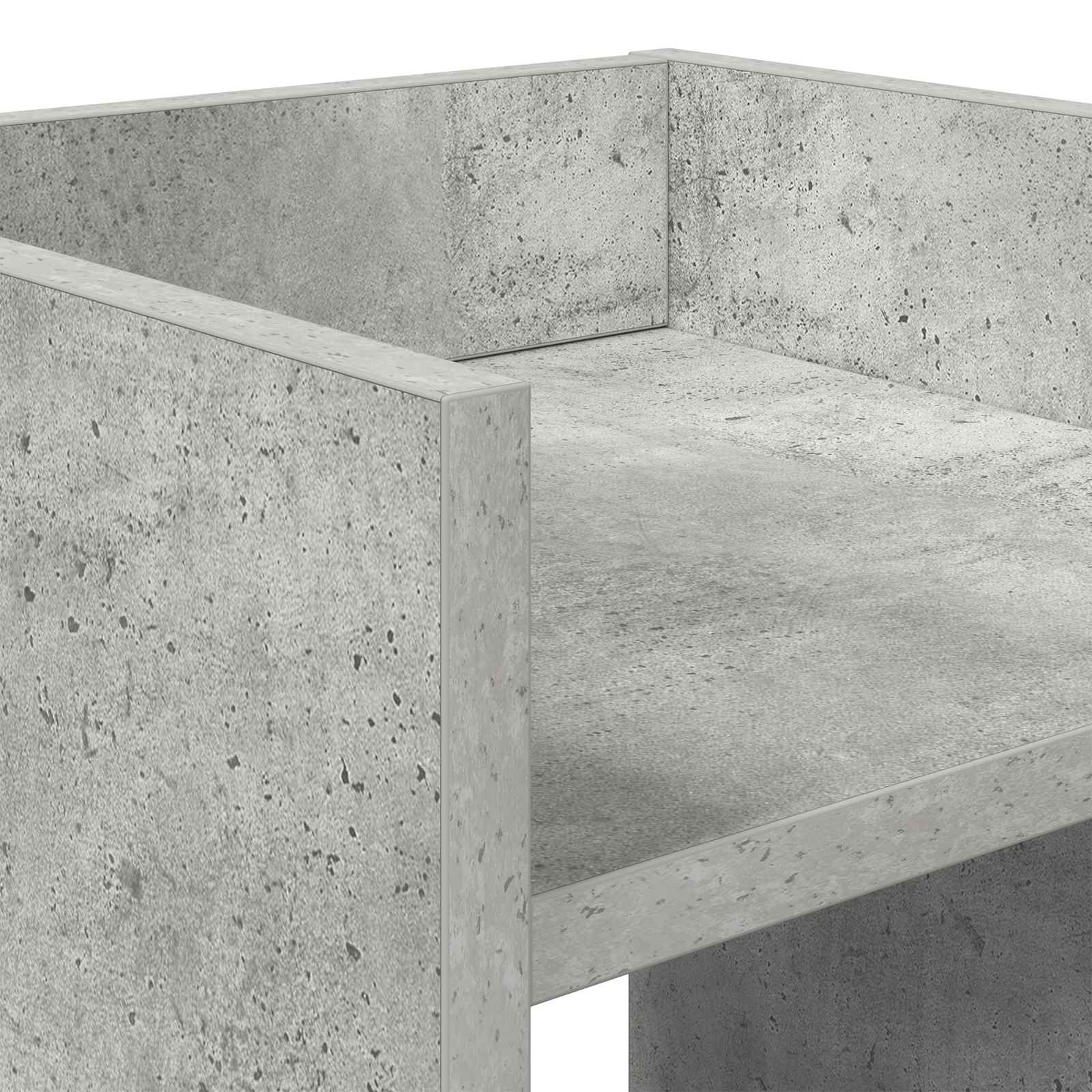 Βάση φυτών με ράφι 2 pcs Σκυρόχρωμο Γκρι 30 x 30 x 80 cm - Pakobazaar