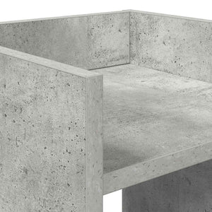 Βάση φυτών με ράφι 2 pcs Σκυρόχρωμο Γκρι 30 x 30 x 80 cm - Pakobazaar