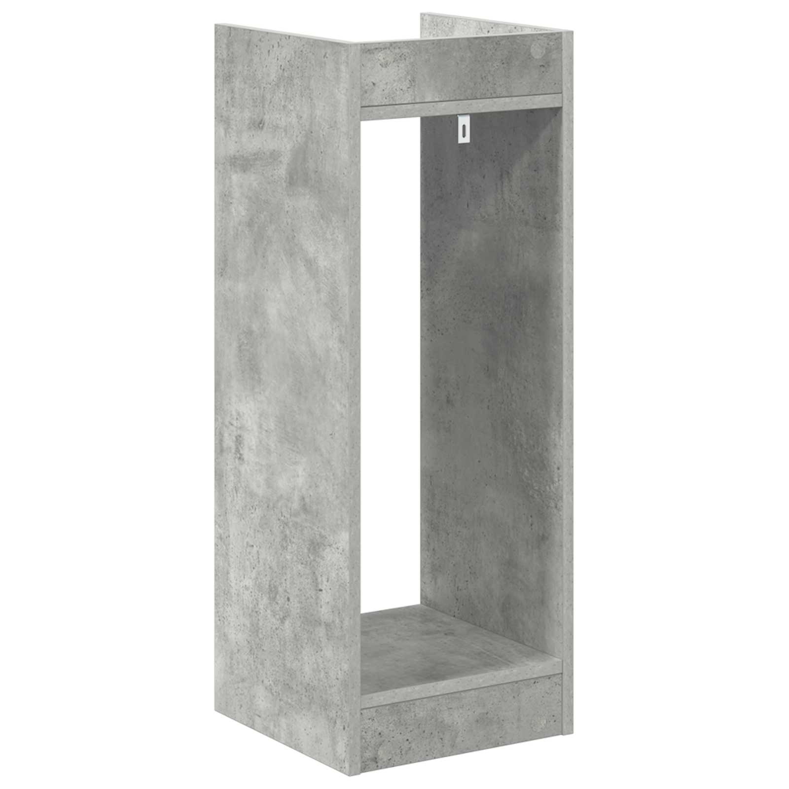 Βάση φυτών με ράφι 2 pcs Σκυρόχρωμο Γκρι 30 x 30 x 80 cm - Pakobazaar