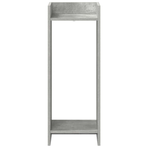 Βάση φυτών με ράφι 2 pcs Σκυρόχρωμο Γκρι 30 x 30 x 80 cm - Pakobazaar
