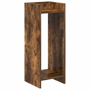 Βάση φυτών με ράφι 2 pcs Καπνιστή Δρυς 30 x 30 x 80 cm - Pakobazaar