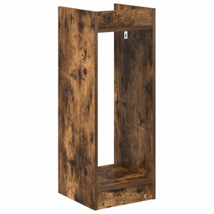Βάση φυτών με ράφι 2 pcs Καπνιστή Δρυς 30 x 30 x 80 cm - Pakobazaar