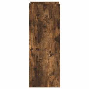 Βάση φυτών με ράφι 2 pcs Καπνιστή Δρυς 30 x 30 x 80 cm - Pakobazaar