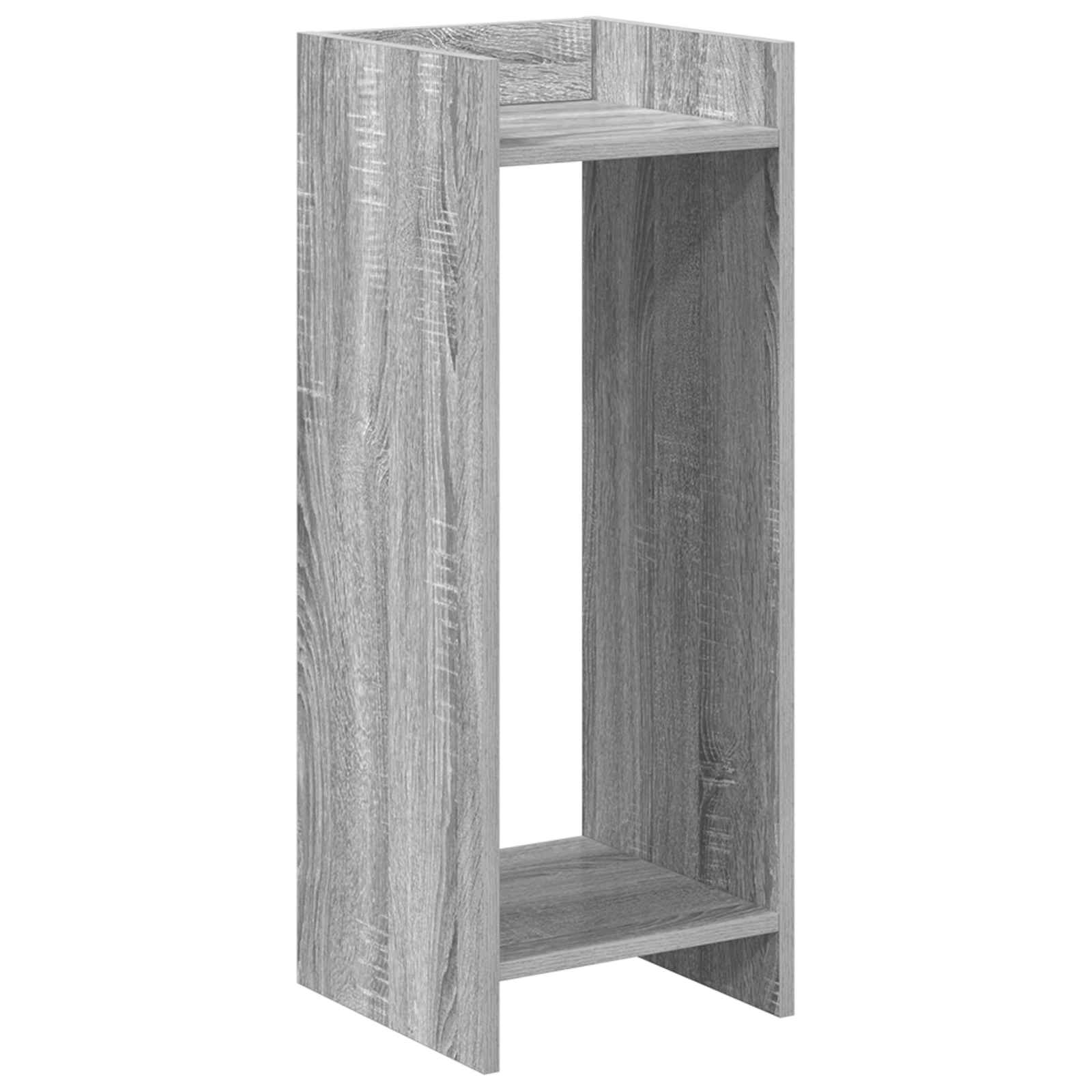 Βάση φυτών με ράφι Γκρι Σονομά 30 x 30 x 80 cm - Pakobazaar