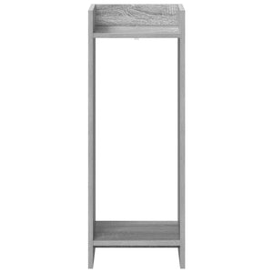 Βάση φυτών με ράφι Γκρι Σονομά 30 x 30 x 80 cm - Pakobazaar