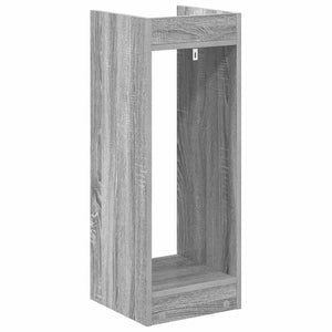 Βάση φυτών με ράφι 2 pcs Γκρι Σονομά 30 x 30 x 80 cm - Pakobazaar