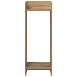 Βάση φυτών με ράφι Τεχνίτικη Δρυς 30 x 30 x 80 cm - Pakobazaar