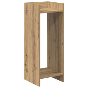 Βάση φυτών με ράφι 2 pcs Τεχνίτικη Δρυς 30 x 30 x 80 cm - Pakobazaar