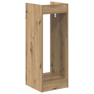 Βάση φυτών με ράφι 2 pcs Τεχνίτικη Δρυς 30 x 30 x 80 cm - Pakobazaar