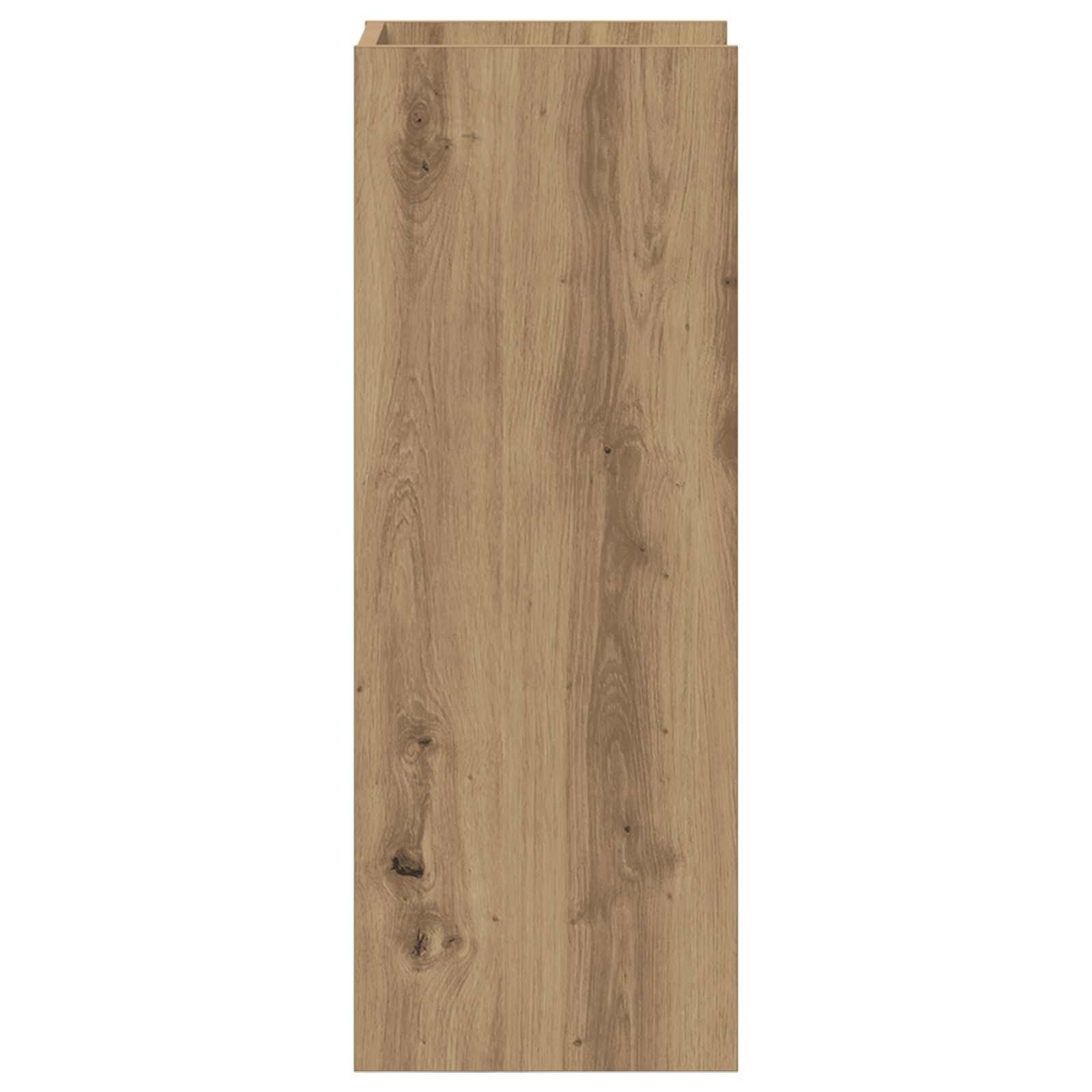 Βάση φυτών με ράφι 2 pcs Τεχνίτικη Δρυς 30 x 30 x 80 cm - Pakobazaar