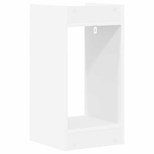 Βάση φυτών Λευκός 30 x 30 x 60 cm Μηχανικά επεξεργασμένο ξύλο - Pakobazaar