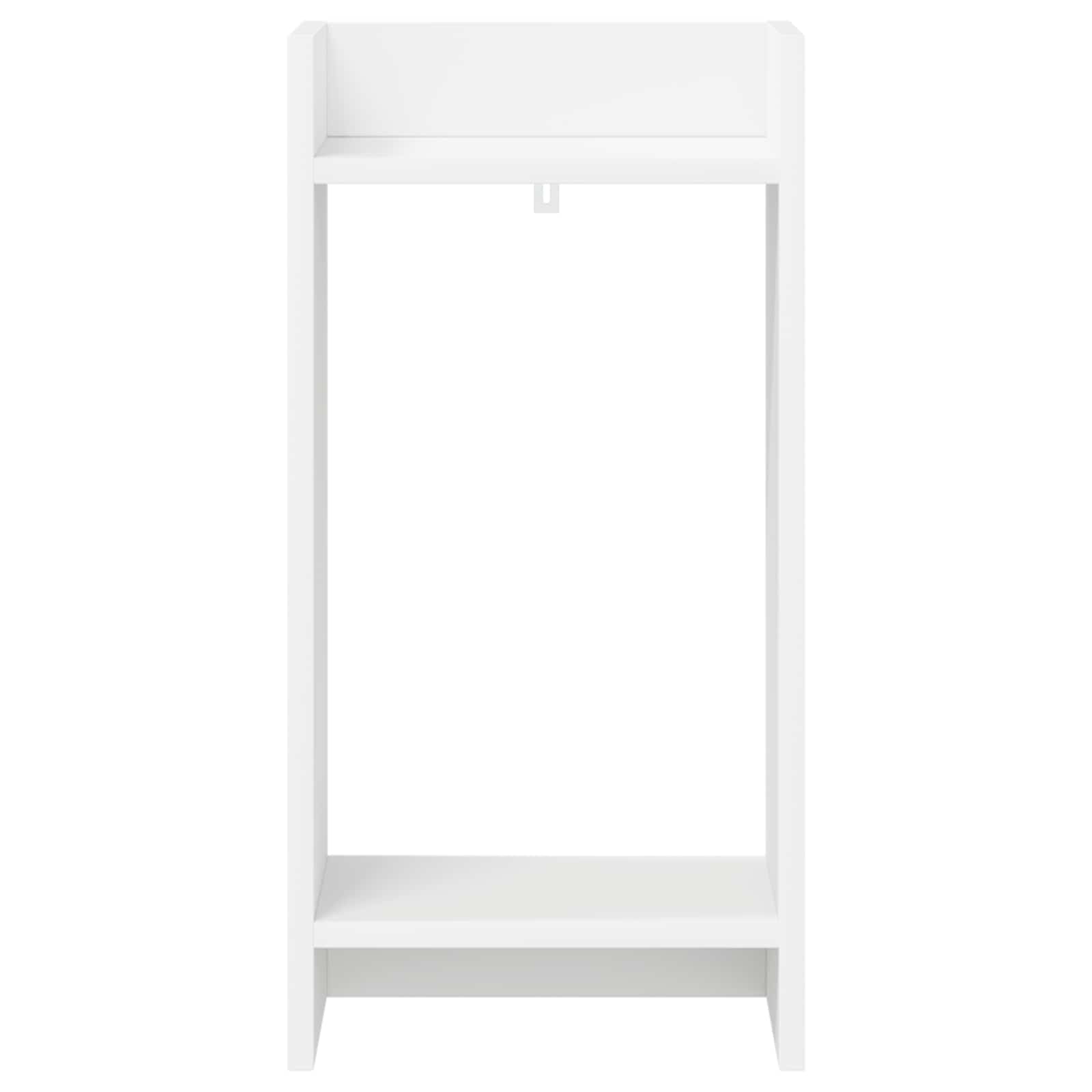 Βάση φυτών Λευκός 30 x 30 x 60 cm Μηχανικά επεξεργασμένο ξύλο - Pakobazaar