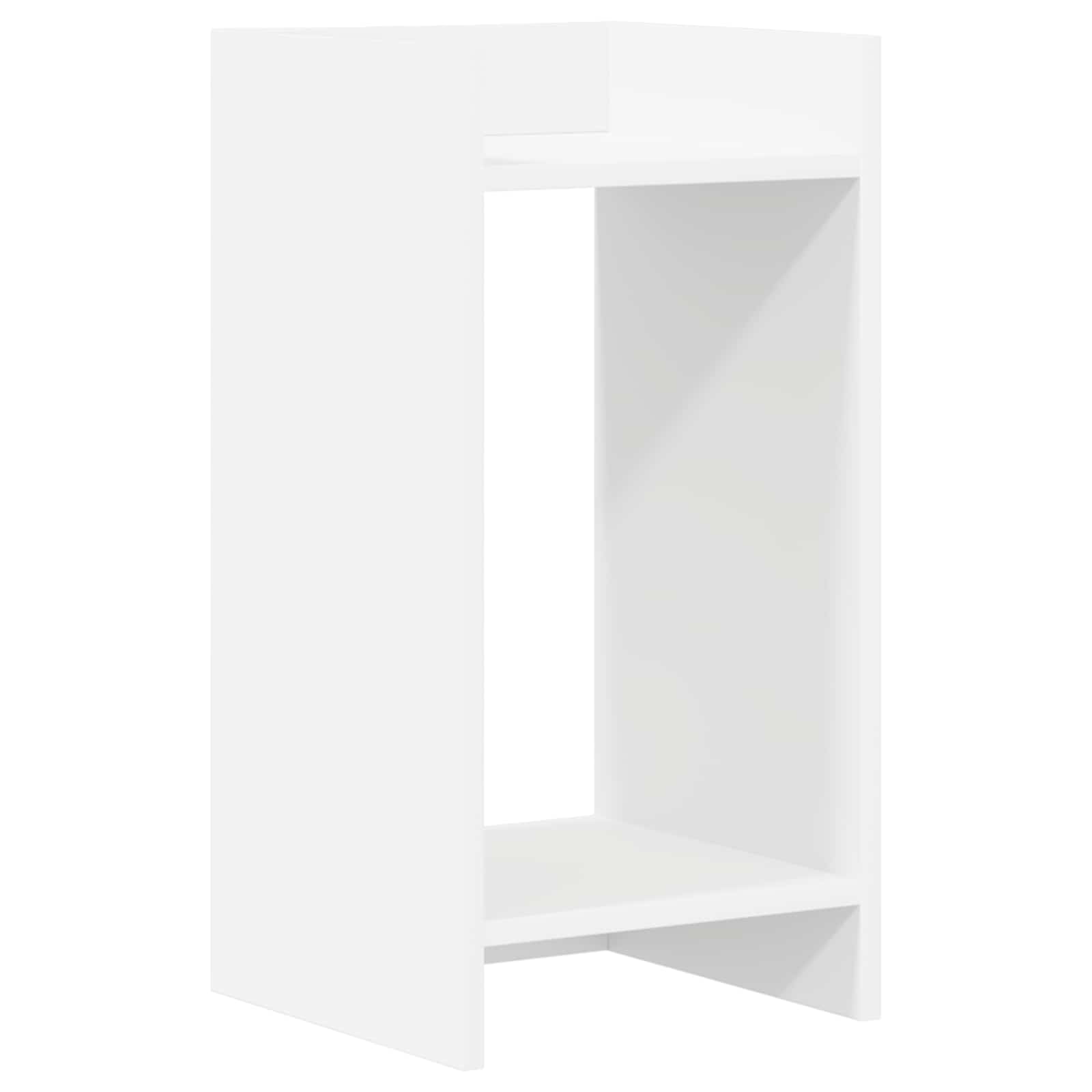 Βάση φυτών με ράφι 2 pcs Λευκός 30 x 30 x 60 cm - Pakobazaar
