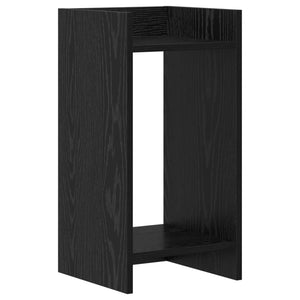 Βάση φυτών με ράφι Μαύρη Δρυς 30 x 30 x 60 cm - Pakobazaar