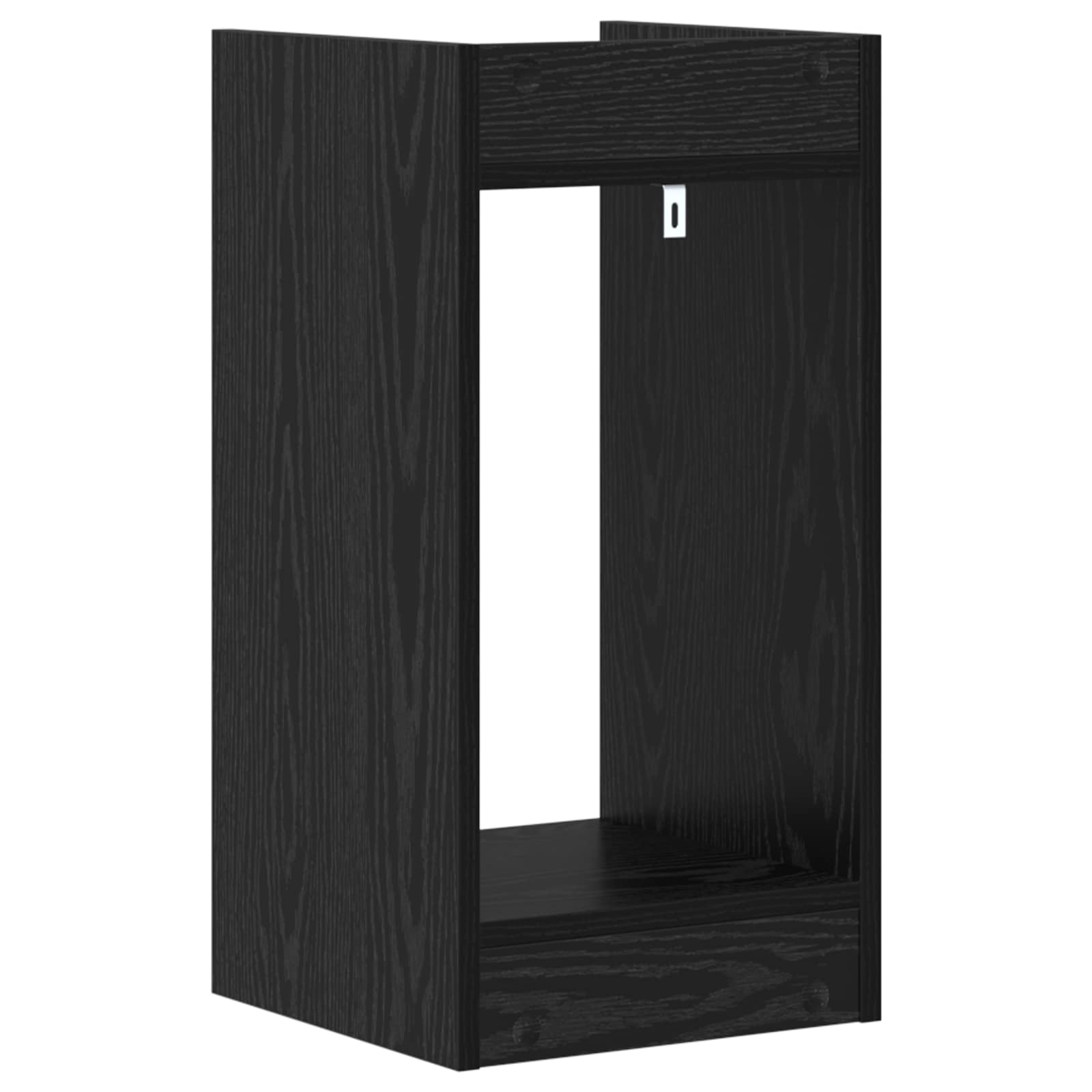 Βάση φυτών με ράφι Μαύρη Δρυς 30 x 30 x 60 cm - Pakobazaar