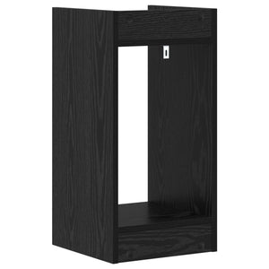 Βάση φυτών με ράφι Μαύρη Δρυς 30 x 30 x 60 cm - Pakobazaar