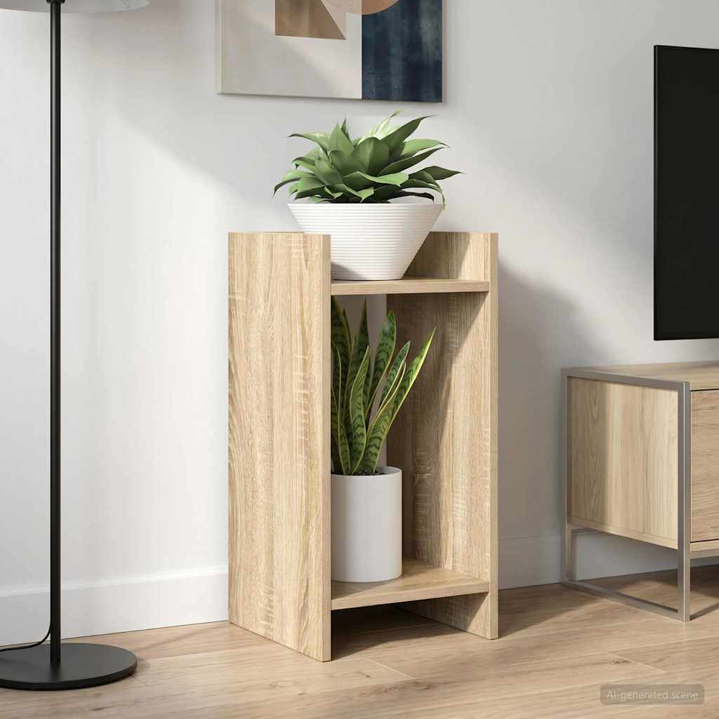 Βάση φυτών με ράφι 2 pcs Δρύς Sonoma 30 x 30 x 60 cm - Pakobazaar