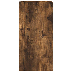 Βάση φυτών με ράφι Καπνιστή Δρυς 30 x 30 x 60 cm - Pakobazaar