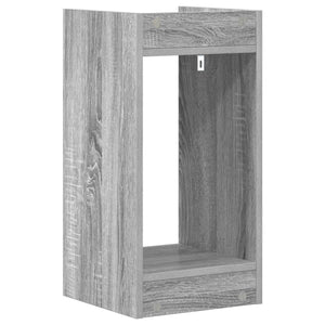 Βάση φυτών με ράφι Γκρι Σονομά 30 x 30 x 60 cm - Pakobazaar